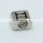 Wholesale Zinc Alloy Archaized Pdora Square Shape Anti-silver Slide Beads