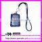 pink color Jelly Bling Rhinestone Lanyard With Id Badge Holder