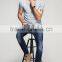 Factory OEM 100% cotton confortable 180gsm bulk v-neck t shirt
