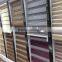 Wood look zebra blinds fabric