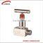 6000psi stainless steel high pressure forged needle valve