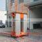 good quality adjustable mobile scissor lift /moving platform with with four wheels