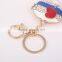 High End Key Chain With Metal Crystal Elephant Pendant Women Bag Accessories Gift