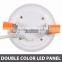 BIS Driver!!Blue/Red/Green/Pink round two color led panel light Faner