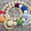 Wooden Bead Healthy Baby Wearing Teething Necklace Nursing Necklace                        
                                                Quality Choice