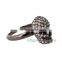 Skull Sterling Silver Pave Diamond Ring,Skull Ring,Jewelry Manufacturer Supplier Wholesale