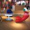 modern fiberglass coffee chair