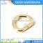 Light Gold New Fashion High Quality Metal D Ring for Handbags And Backbags