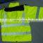 2016 Wholesale Fluorescent Reflective Safety Hi Vis Jacket With 3m Tape winter reflective jacket