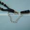 Uneed colorful beaded necklaces headphones hot sale for girls