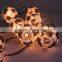 China Factory Battery Led Paper Football String Lights