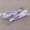 White bracelet keychain/silicone pvc keychain with printing logo promotion