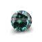 China wholesale price round brilliant cut 1ct weight 6.5mm synthetic green moissanite