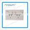 Wall type switch board one gang one way switch