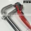 2015 Heavy duty ratchet F bar clamp steel carpentry clamp drop forged gear clamp