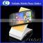 usb 2.0 4 ports hub folding mobile phone holder with blue led