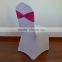 Cheap wedding spandex chair sash/ band with fabric bow for sales