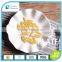 2016 new bone china white ceramic plate and dishes