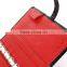 a5 a4 a6 pu leather custom loose leaf notebook for women in with red color inside for women