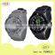 2015 New design water resistant durable portable silicone sport watch
