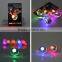 Flashing Blinking Stainless Steel Earrings Stud Dance Party Accessories 1 Pair Light Up LED earrings Stud