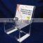 Custom acrylic transparent lockable money box