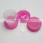 Transparent Clear Lid Silicone Travel Cup Custom Printed with Carabiner