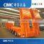 CIMC Heavy Duty Loader 50 Tons Excavator Low Flat Bed Semi Trailer