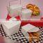 Chinese take-out boxes with wire handles popular style packaging box /paper packaging box