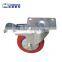 3 inches pvc rotating brake casters wheel, industrial swivel trolley casters