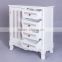 factory direct price wood furniture round accent table drawer cabinet with door