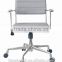 PU Leahter,Genuine Leahter Office Chair Whit Five Star Base without wheels