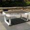 garden brushed aluminum sofa set furniture/ outdoor sofa furniture