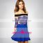 Fashoin Sheath O-neck 3/4 Sleeves Mini Short Lace Party Prom Dress ZY178