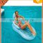 2015 hot sale inflatable water toys water deck cheir / sofa / inflatable float row for summer