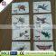 Custom butterfly shape Clearly Removable Transparent PVC lable Sticker