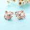 Pearl Jewelry Rose Gold Plated Earring for Women Daily Wear SEK004R