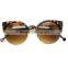 fashion sunglasses vintage designer logo round cateye sunglass