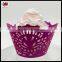 Laser cut paper Cupcake Wrappers for Cake Decorative