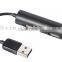 Factory Supply slim shape Low cost USB2.0 Hub high speed 4 ports USB Hub for PC and Laptop