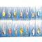 30Pcs Assorted Mixed Color Fishing Lures Metal Spinner Spoon Sequins Hook Hard Bait Tackle