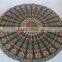 Indian mandala round tapestry