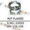 Schwing M/F Flange DN 125, 150 for Putzmeister Concrete Pump Spare Parts