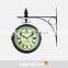 DEHENG Iron Hanging Wall Clock for outdoor station