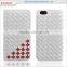 woven design card slot stand mobile phone case, pu leather case covers for zte axon phone