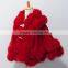 2015 winter 80CM cashmere cape with twist fur trim for women CC0720