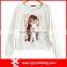 Womens Long Sleeve T-shirt with Digital Print Design