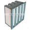 ZHUOWEI Brand Gas Turbine High Air Volume Compact Filter with Plastic Frame
