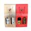 Wholesale custom wine package corrugated board folded double bottled wine boxes gift box
