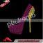 Fashion Hotfix Rhinestones High-Heel Shoe Iron on Transfer Designs for Garment